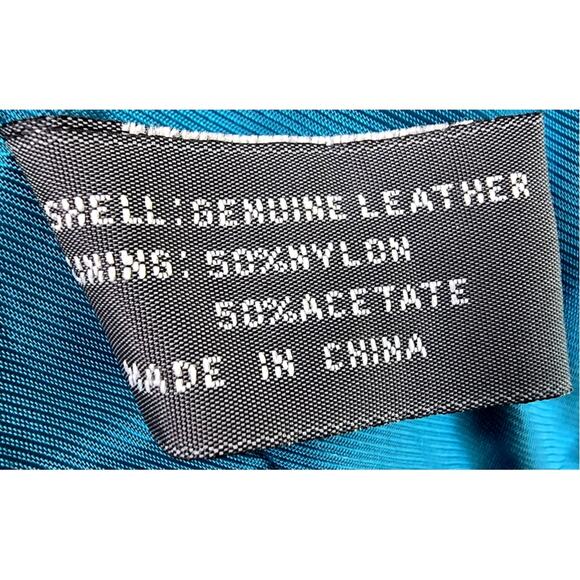 Outdoor Exchange Black Genuine Leather Jacket Belted Lined Coat Women's M - Picture 8 of 10